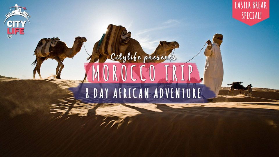 Facebook cover for Citylife's 8-day Morocco trip